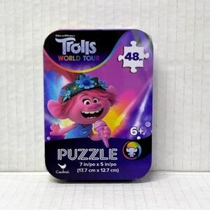 Dreamworks Trolls Poppy 48 piece puzzle in Reusable Tin Box